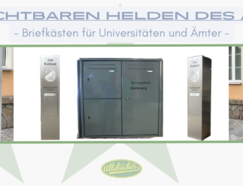 Die unsichtbaren Helden des Alltags: Briefkästen für Universitäten und Ämter